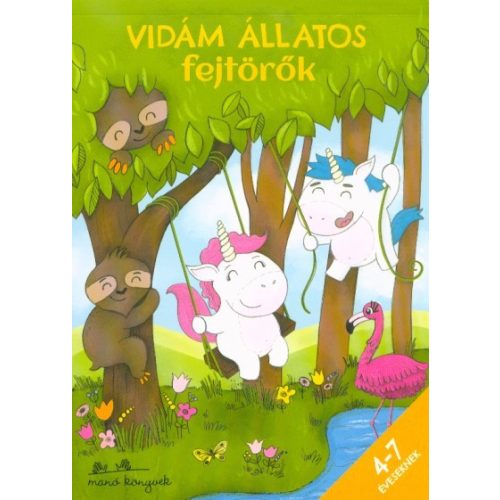 Vidám állatos fejtörők 4-7 éveseknek