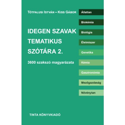 Idegen szavak tematikus szótára 2. - 3600 szakszó magyarázata