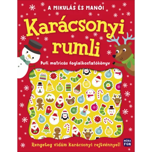 A Mikulás és manói - Karácsonyi rumli - Pufi matricás foglalkoztatókönyv §K