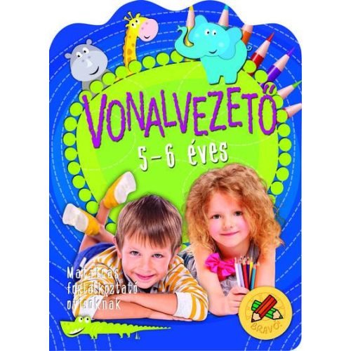 Vonalvezető 5-6 éves - Matricás foglalkoztató ovisoknak