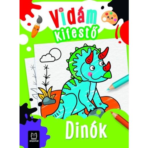 Vidám kifestő - Dínók