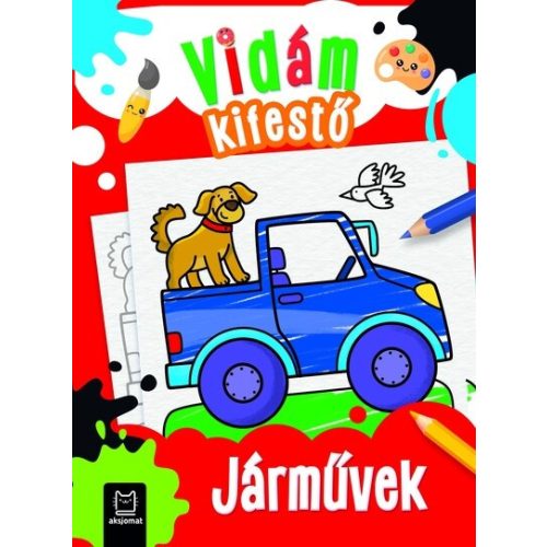 Vidám kifestő - Járművek