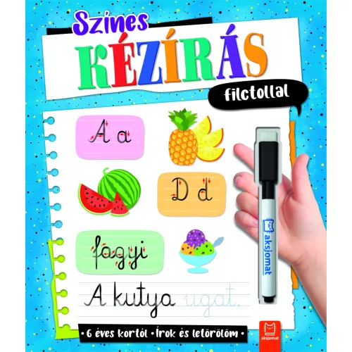Színes kézírás filctollal - Írok és letörlöm 5+