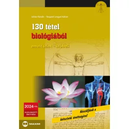   130 tétel biológiából emelt szint - szóbeli - 2024-től érvényes