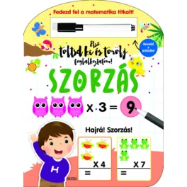   Szorzás - Első töltsd ki és törölj foglalkoztatóm - Fedezd fel a matematika titkait!