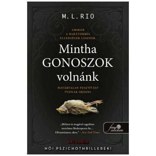 Mintha gonoszok volnánk (madaras borító)