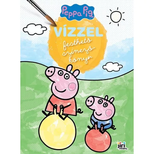 Vízzel festhető színezőkönyv: Peppa malac (új kiadás)
