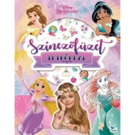 Színezőfüzet tetkókkal - Disney Hercegnők (új kiadás)