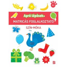Apró lépések - Szín-móka - Matricás foglalkoztató