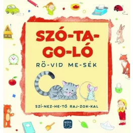 Szótagoló - Rövid mesék - színezhető rajzokkal