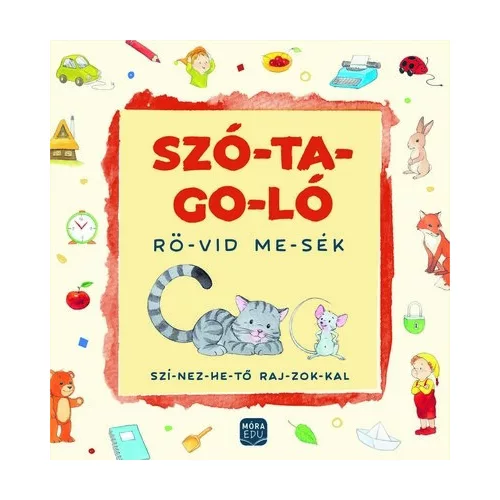 Szótagoló - Rövid mesék - színezhető rajzokkal