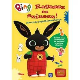 Bing: Ragassz és színezz! - Matricás foglalkoztatókönyv