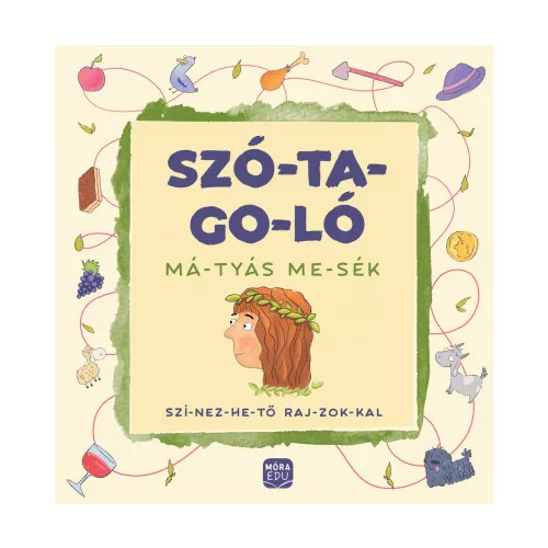 Szótagoló - Mátyás mesék - színezhető rajzokkal