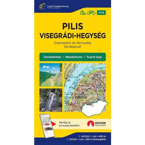 Pilis és Visegrádi-hegység turistatérkép - Dobogkő és környéke térképével - Turistatérkép-sorozat 16.
